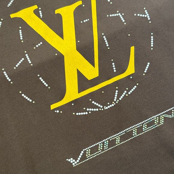 Size M - Louis Vuitton Washed Embellished Cotton T-Shirt - Picture 4 of 13